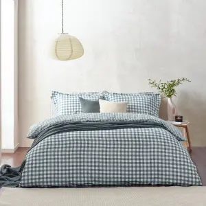 Yard Barton Check Reversible Duvet Set