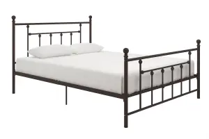 Manila Metal Bed Bronze Look, King