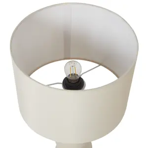 Ceramic Table Lamp Beige VILAR