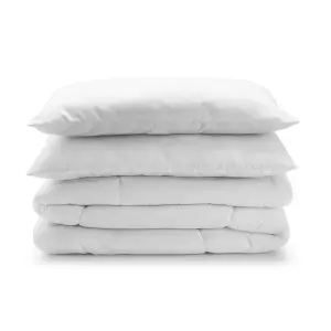 Duvet & Pillows Set Double Hypoallergenic Pillows & All Year Duvet 10.5 Tog Soft