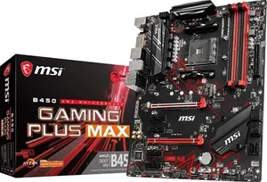 MSI B450 GAMING PLUS MAX Motherboard ATX, AM4, DDR4, LAN, USB 3.2 Gen2, M.2, MYSTIC Light Sync, HDMI, DVI-D, AMD RYZEN 1St, 2nd And 3rd Gen Ready