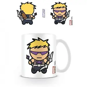 Marvel Kawaii Hawkeye Mug White (One Size)