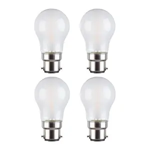 TCP 4PC Warm White Mini Globe LED Light Bulbs 4.2W 470Lm B22