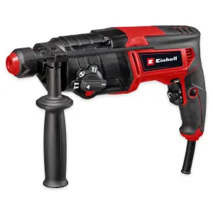 Einhell SDS Rotary Hammer Drill 800W Power 2.6J 4 Functions: Drill Impact Chisel Fixing Includes Carry Case TC-RH 800 4F