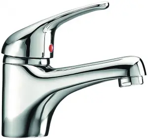 Modern Bathroom Basin Sink Tap Mixer Taps Monobloc  Basin Tap Chrome Finish