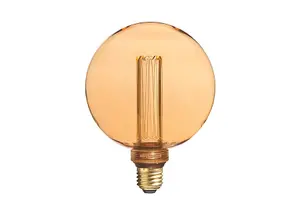 Sylvania ToLEDo Mirage Gold Globe Candlelight E27 2.5W Designer LED Bulb