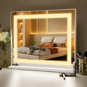 Prestano Rectangle LED Metal Mirror