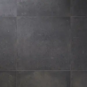 Colours Kontainer Anthracite Matt Flat Concrete effect Porcelain Wall & floor Tile Sample