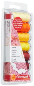 TSET RAYON 40 7X200M - Thread Set: Rayon 40: 7 x 200m: Sunrise - Gutermann