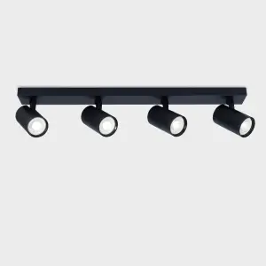 Harper Living 4 Light Ceiling Spot light, Black