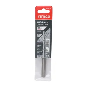 Timco - Ground Jobber Drills - HSS M2 (Size 11.0mm - 1 Each)