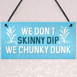 Funny Hanging Hot Tub Sign Garden Summerhouse Sign New Home Gift Hot Tub Accessories