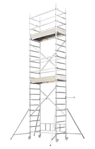 Hymer Concept Folding Scaffold Tower - Module 1+2+3 - 4.65m Platform Height (6.65m)