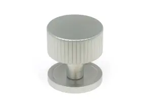 From The Anvil Satin Chrome Judd Cabinet Knob - 32mm (Plain)