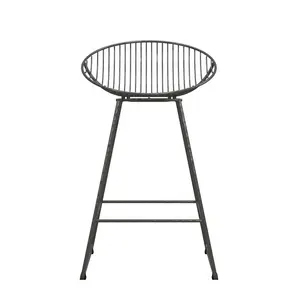 Counter Stool with Metal Frame Grey