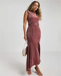 Outlet - Size 24 - Little Mistress Velvet Maxi Dress