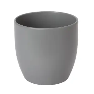 Verve Griffin Ceramic Plant pot (Dia) 19cm, (H)18cm, 4L