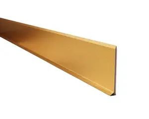 ILCOM Stainless steel Skirting board 100mm x 2700mm - Gold Brushed