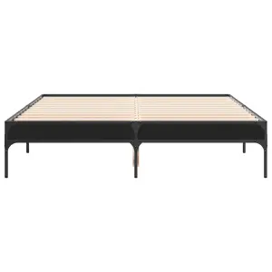 Berkfield Bed Frame without Mattress Black 120x200 cm