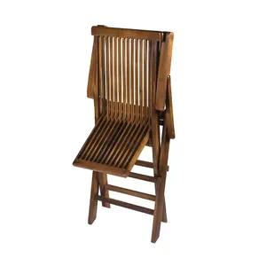 Solid Teak Hardwood Sherford Folding Outdoor Armchair