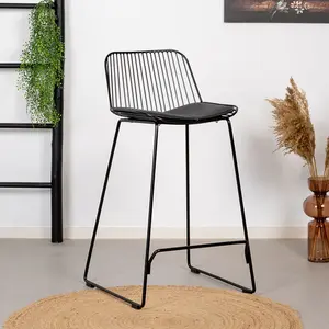 Counter Stool Black / Black