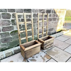 Traditional Regular Kensington Wooden Planter x 2