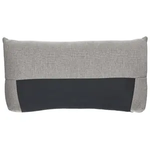 3 Seater Fabric Sofa Light Grey LUVOS