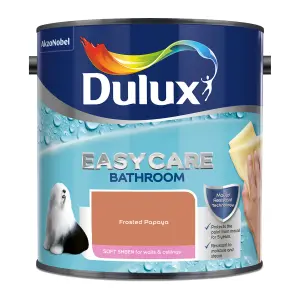 Dulux Easycare Bathroom Frosted Papaya Soft sheen Wall paint, 2.5L