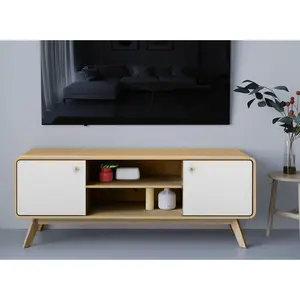 Justine TV Stand for TVs up to 60" Oak/White