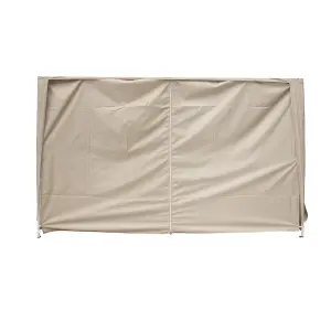 SunDaze Beige Side Panel with Zipper for 3x3M Pop Up Gazebo Tent 1 Piece