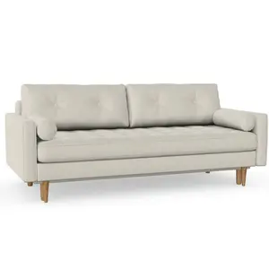 Jacquelyn 3 Seater Bouclé-Sofa Bed Equilibrio 01