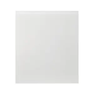 GoodHome Garcinia Integrated handle Gloss white Appliance Cabinet door (W)600mm (H)687mm (T)19mm