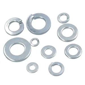 Spring and Flat Metric Assorted Washers 3mm / 4mm / 5mm / 6mm / 8mm 500pc