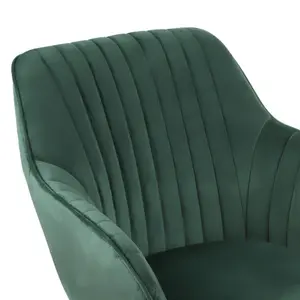 BRISEIS Swivel office chair - (Green)