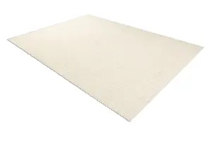 NEPAL 2100 natural, cream - woolen, double-sided, natural 60x100 cm