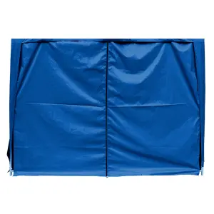 SunDaze Blue Side Panel with Zipper for 2x2M Pop Up Gazebo Tent 1 Piece