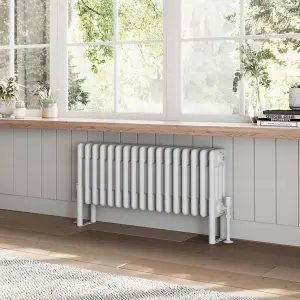 Braxton White Quadruple Horizontal Column Radiator - 300x785mm