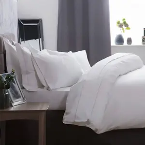 Belledorm 1000TC Egyptian Cotton Duvet Cover White (Emperor)