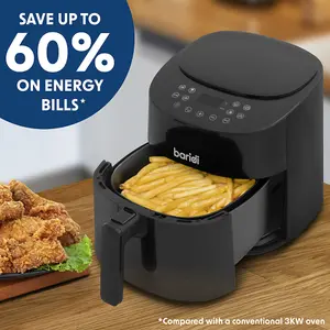 1300W 3.5L Low Fat Air Fryer with Digital Control and Rapid Air Technology