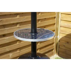 Patio Tower Heater Table Adapter - Drinks Holder - 400mm x 75mm Hole - Outdoor