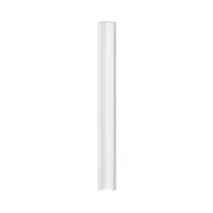 GoodHome Artemisia Matt white classic shaker Matt white Standard Corner post, (W)59mm