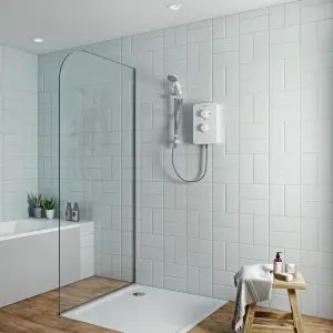 Gainsborough GSD105 Slim Duo Electric Shower 10.5kW - Polar White