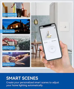 Samotech WIFI Smart DIMMER compatible with Alexa, Google, Tuya, Smart Life