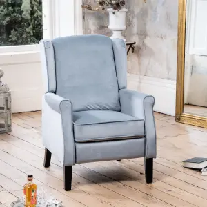 Barksdale Recliner Armchair - Light Blue