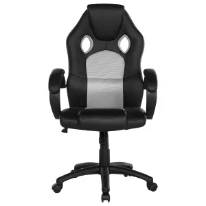 Swivel Office Chair Grey FIGHTER