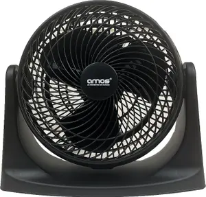 AMOS 8" Turbo Cooling Desk Fan 3 Speed Setting 90 Degree Head Tilt