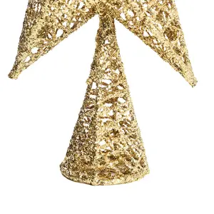 Stars Christmas Tree Topper Gold / 30cm H x 20cm W