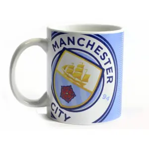 Manchester City FC Halftone 0.3kg Boxed Mug Blue/White (One Size)