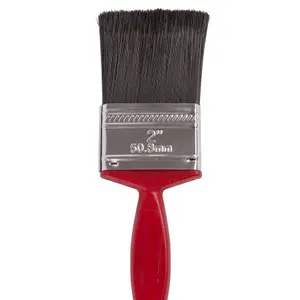 Blackspur - Plastic DIY Paint Brush - 5cm - Red