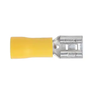 Sealey Clip Strip Deal - Yellow Electrical Terminals Push-On Ring Socket YTSET